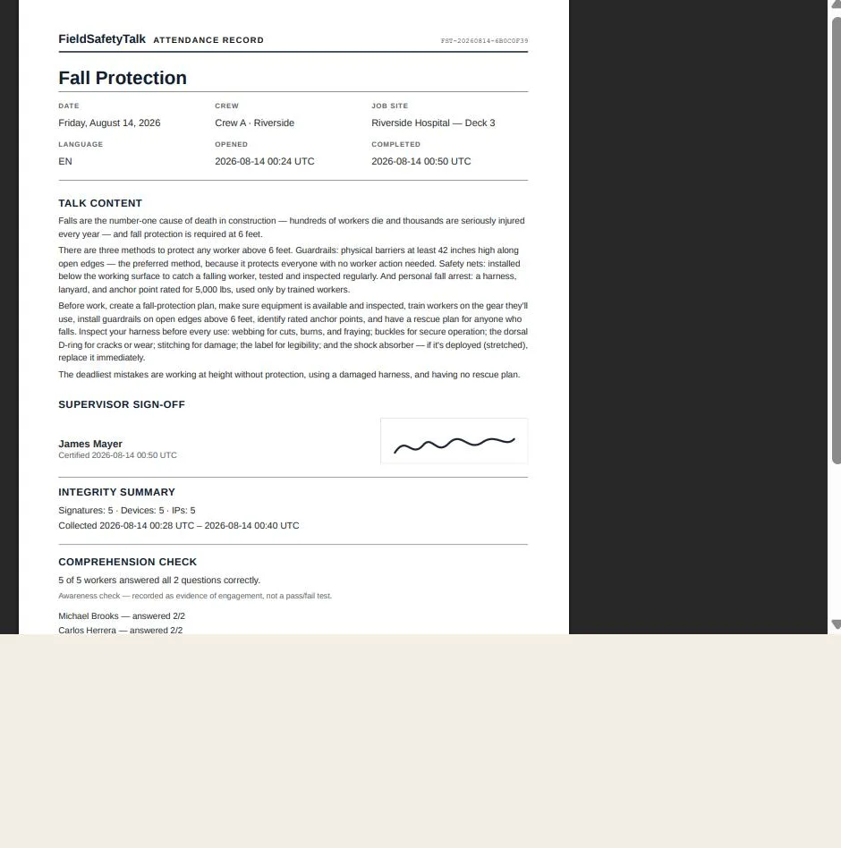 EL REGISTRO · PDF SELLADO