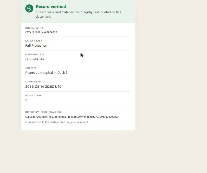 CUALQUIERA PUEDE VERIFICAR